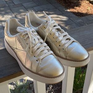 Cole Haan Metallic Gold Women's Top Spin Pro Sneakers